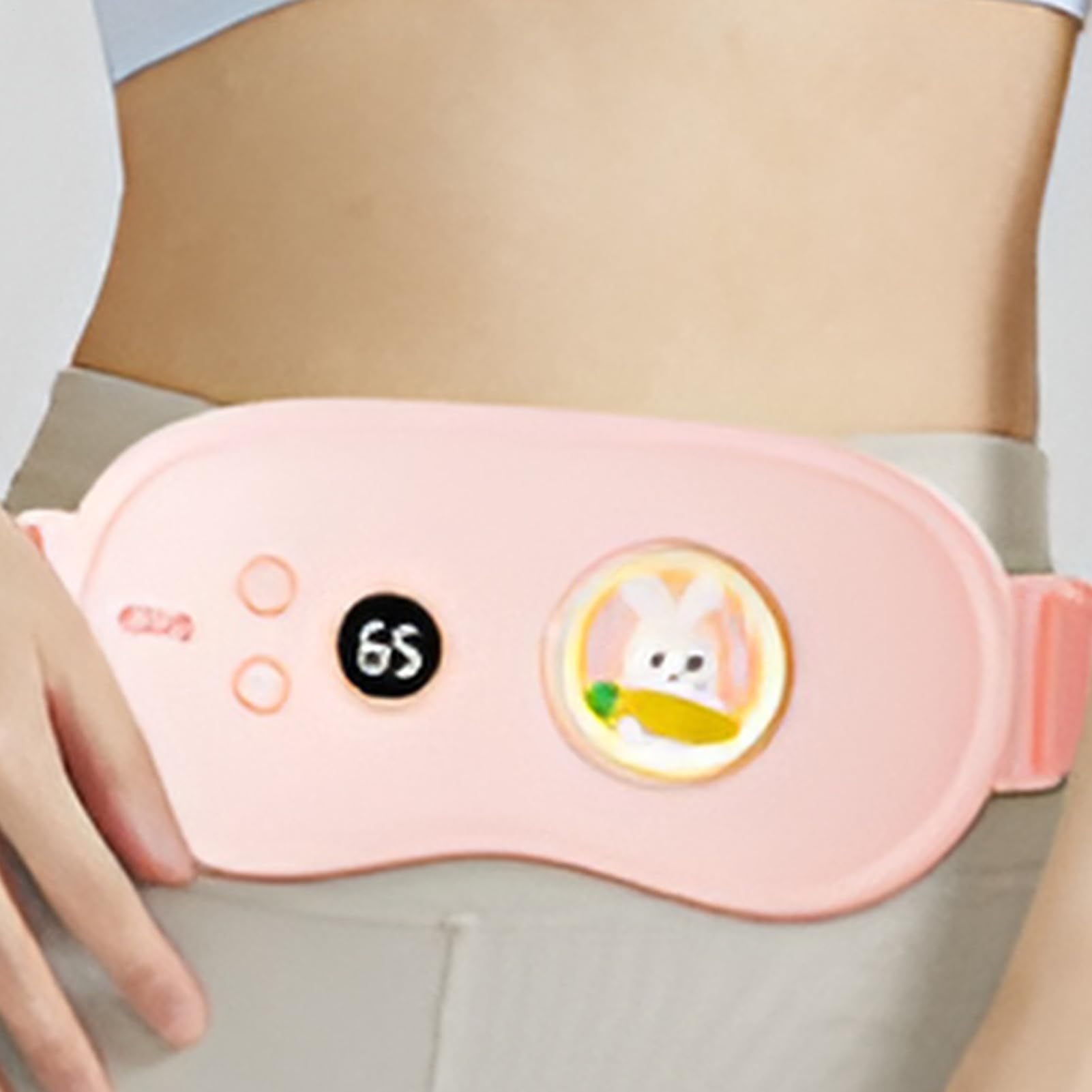 Cuscino riscaldante periodico per crampi - Cintura riscaldante wireless portatile a 3 modalità | Cuscino riscaldante regolabile con display a led per alleviare il dolore addominale delle donne, terap