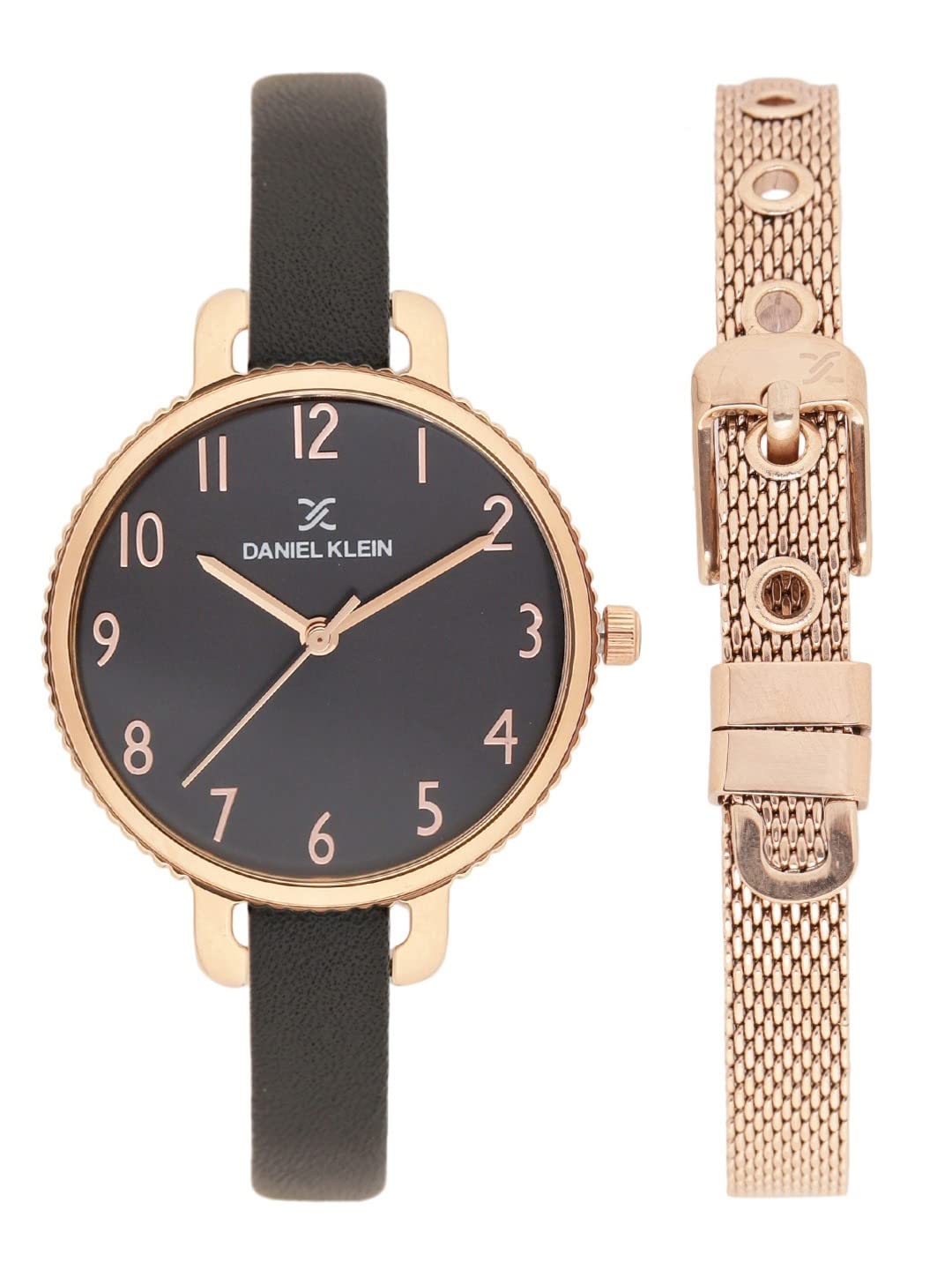 DANIEL KLEIN Gift-Ladys Analog Gunmetal Dial Womens Watch-DK11793-6 (B07DCWRWWK) Amazon Price History, Amazon Price Tracker