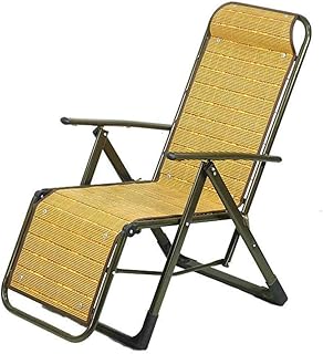 LKK-KK Silla Plegable Almuerzo Rotura Silla Silla de Oficina Sillón reclinable Plegable Silla de bambú