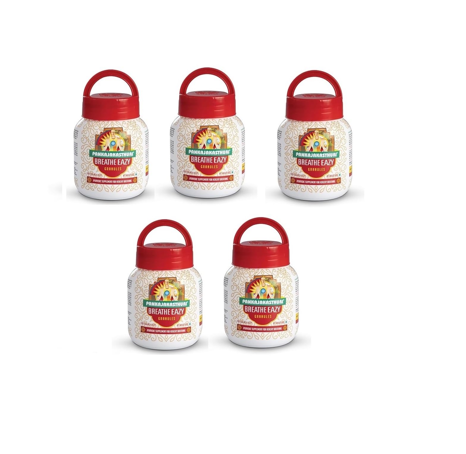 PANKAJAKASTHURI Breathe Eazy GRANULES 200gm each (Pack of 5)