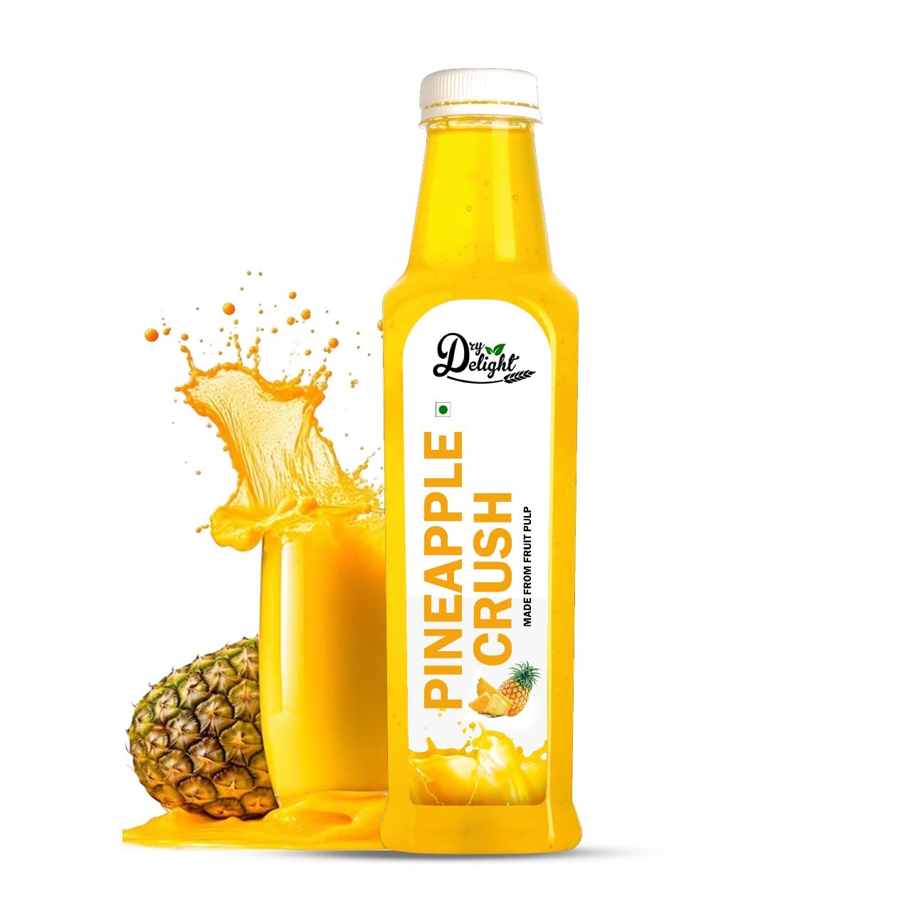 Dry Delight Pineapple Crush - Premium Pineapple Fruit Syrup | Bursting with Tropical Flavor - 750 ml (B0D37JF9CD) Amazon Price History, Amazon Price Tracker