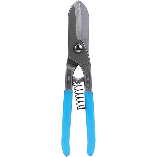 Taparia TCS08 Tin Cutters with Spring(Blue and Silver)