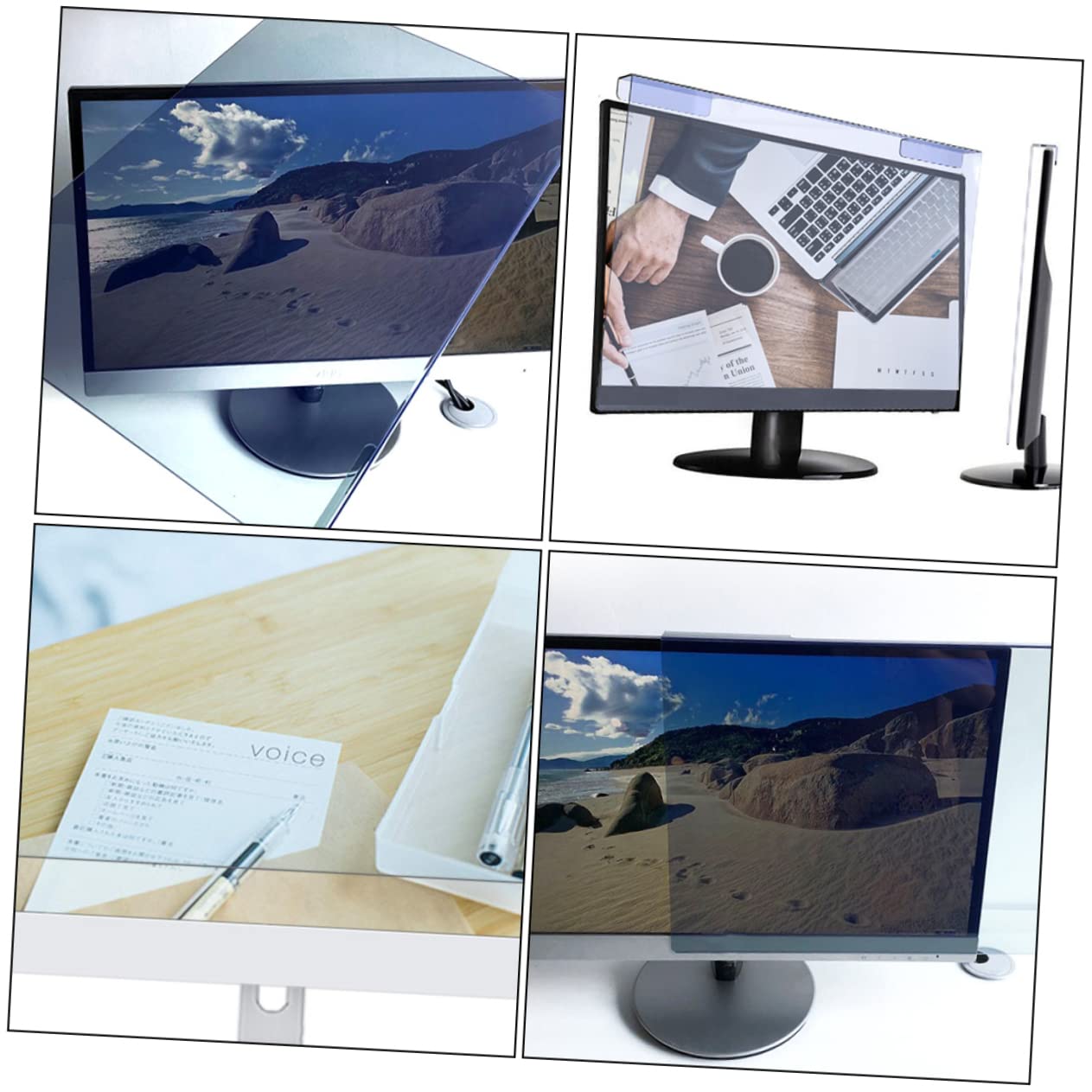 Lurrose 1 Pezzo Protezione Schermo per Laptop e Tv Pellicola Protettiva Antiriflesso per Computer Tecnologia Rimovibile e Facilità Installazione Compatibile con Schermi
