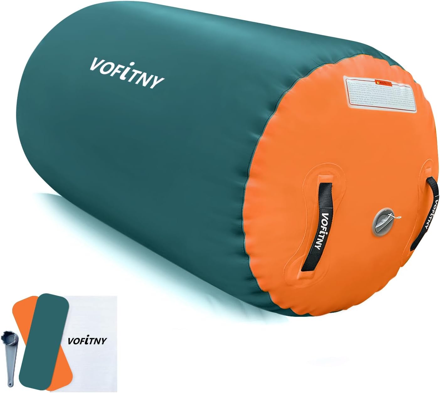 VOFiTNY Gymnastics Tumbling Equipment Air Barrel Inflatable Octagon Tumbler Roller Back-bend Trainer Cheerleading Without Pump