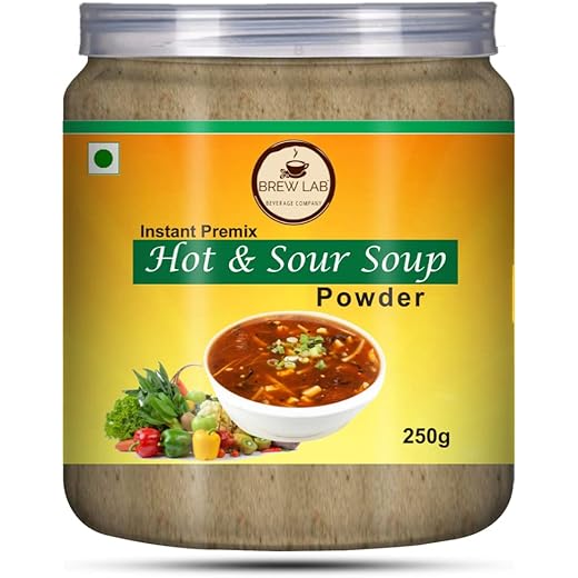 Brew Lab Delicious & Healthy Instant Veg Hot & Sour Soup Pow