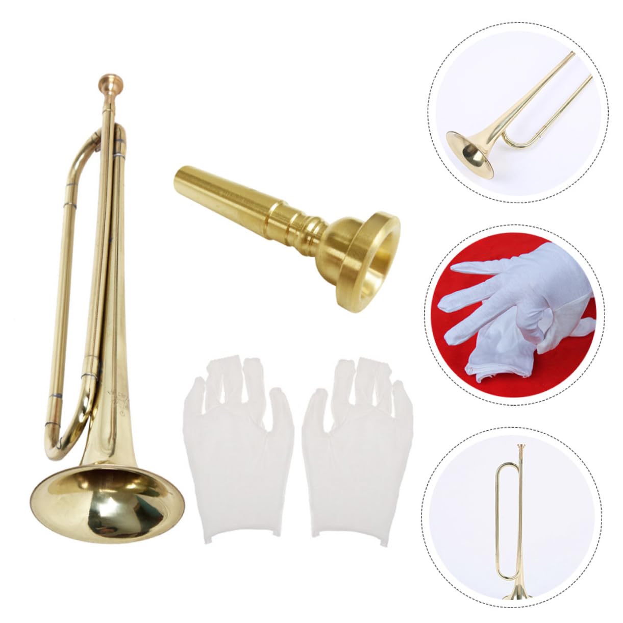 1set Tromba Per Principianti Strumento Per Per Scuole e Musicisti Facile e Maneggiare