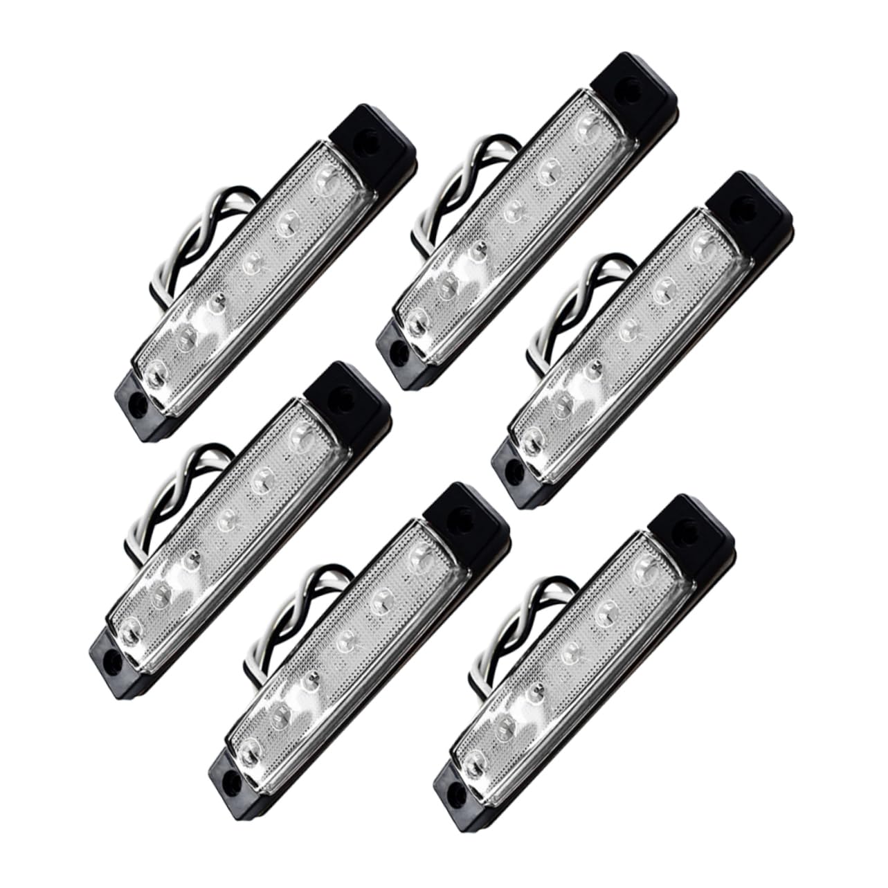 Sosoport 3 Set Di Luci Per Barche Marine Luci Di Poppa A Led Per Kayak Canoa Barca Da Pesca Yacht 6 Pezzi * 3