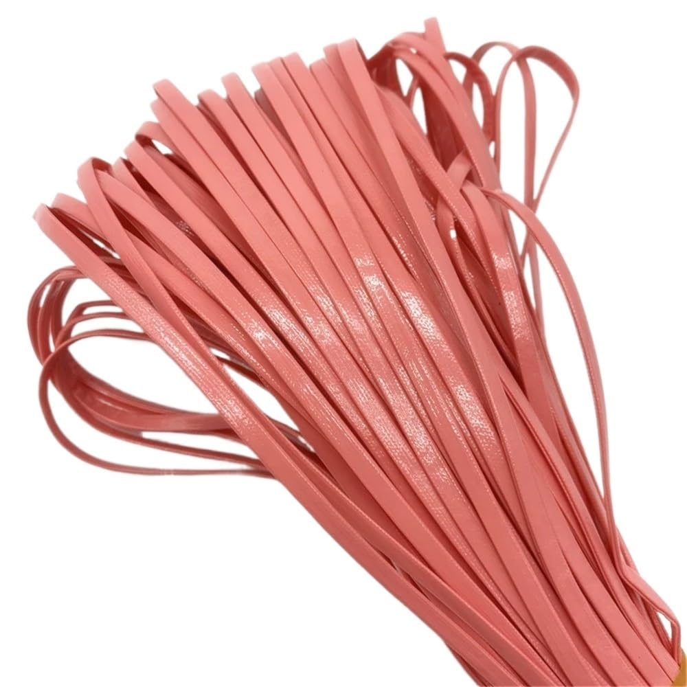 Decor Craft String 5yards Flat Leather String Decoration Rope, PU Imitation Cord for Jewelry Making 1piece