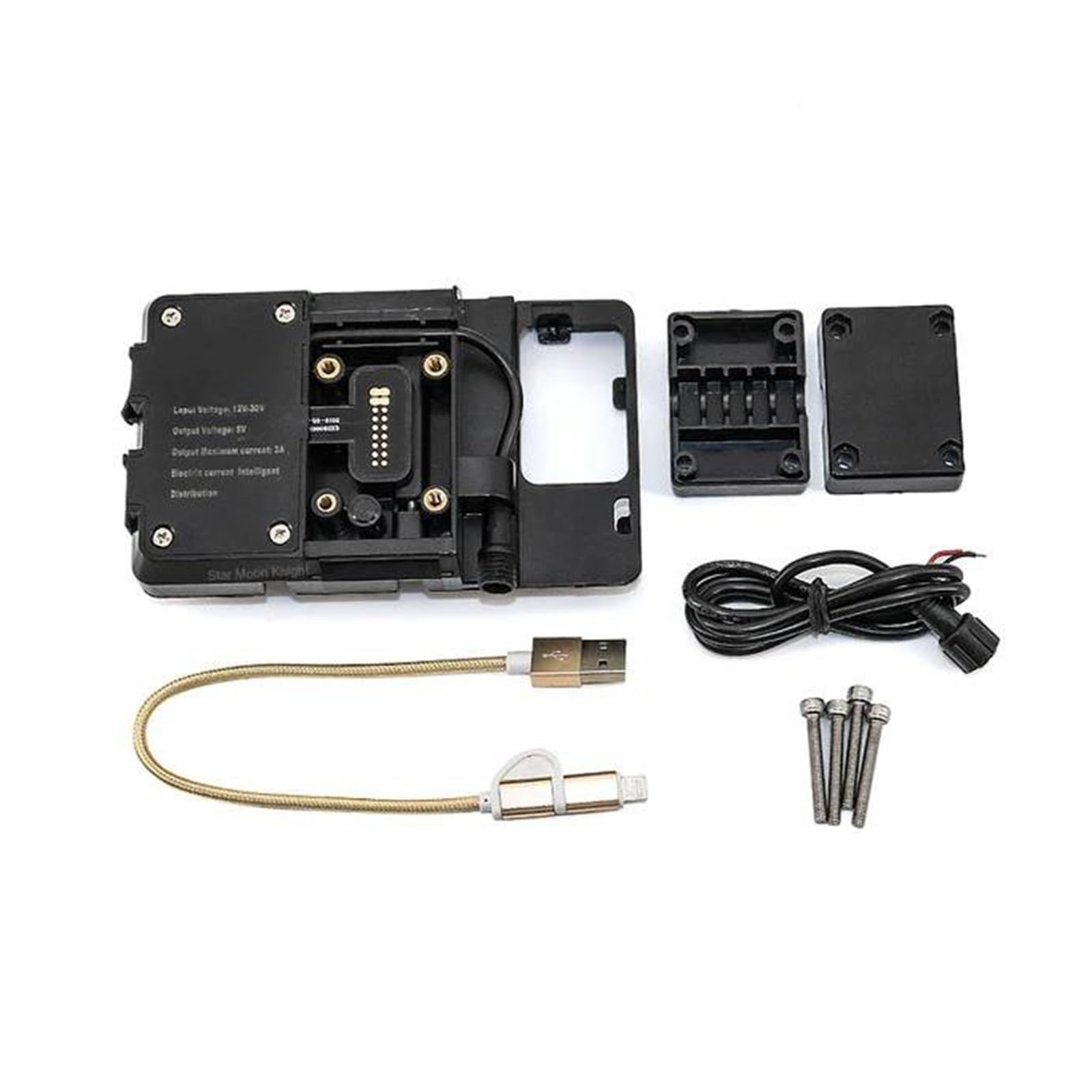Supporto Per Navigatore GPS Yamaha Tracer 700 7GT, Staffa In Alluminio CNC Per Parabrezza - 3