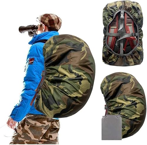 Miniatura 35 de Mochila impermeable para lluvia Joy Walker (de 15-90 L), correa de hebilla cruzada reforzada (antideslizante) y capa reforzada para senderismo