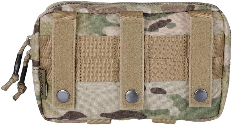 EXCELLENT ELITE SPANKER Tactical Molle Admin Pouch for Tactical Vest Chest Waist Pack Utility Tool Pouch Tactical EDC Bag