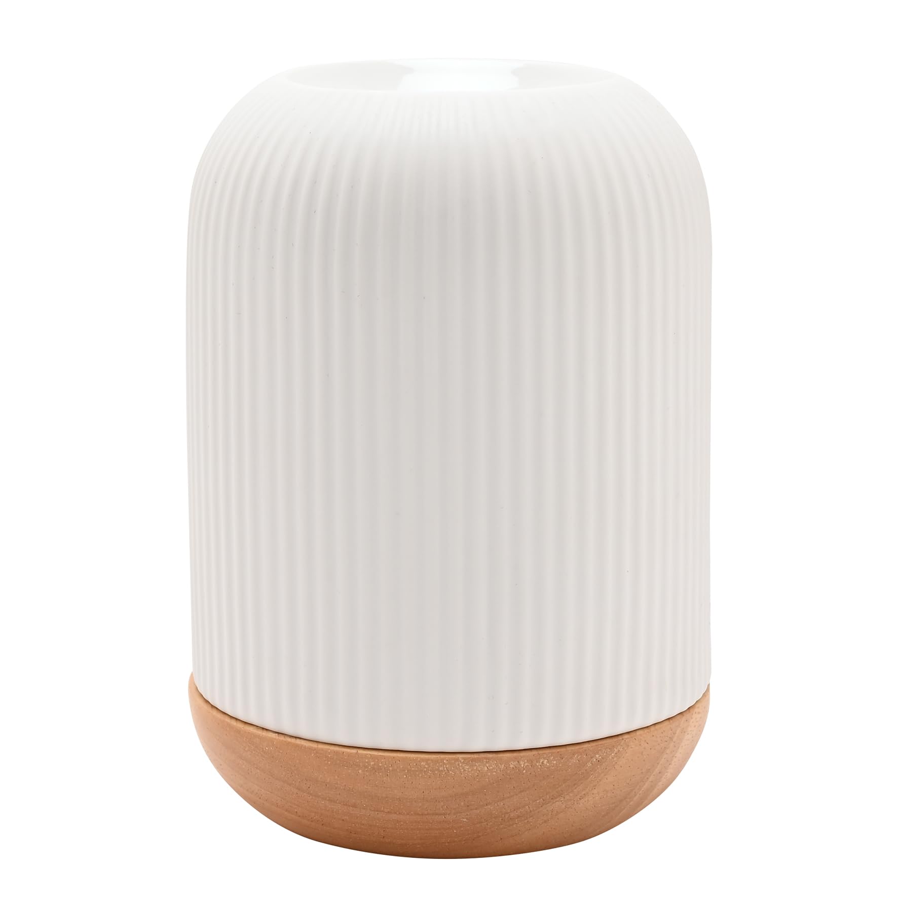 Hestia Striped Aromatherapy Lamp, Upper Warms Oil Melts to Generate Calming Aroma. Relaxing - Image 3