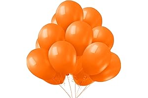 KBZVNAF Orange Latex Balloons: Radiate Joyous Ambiance!