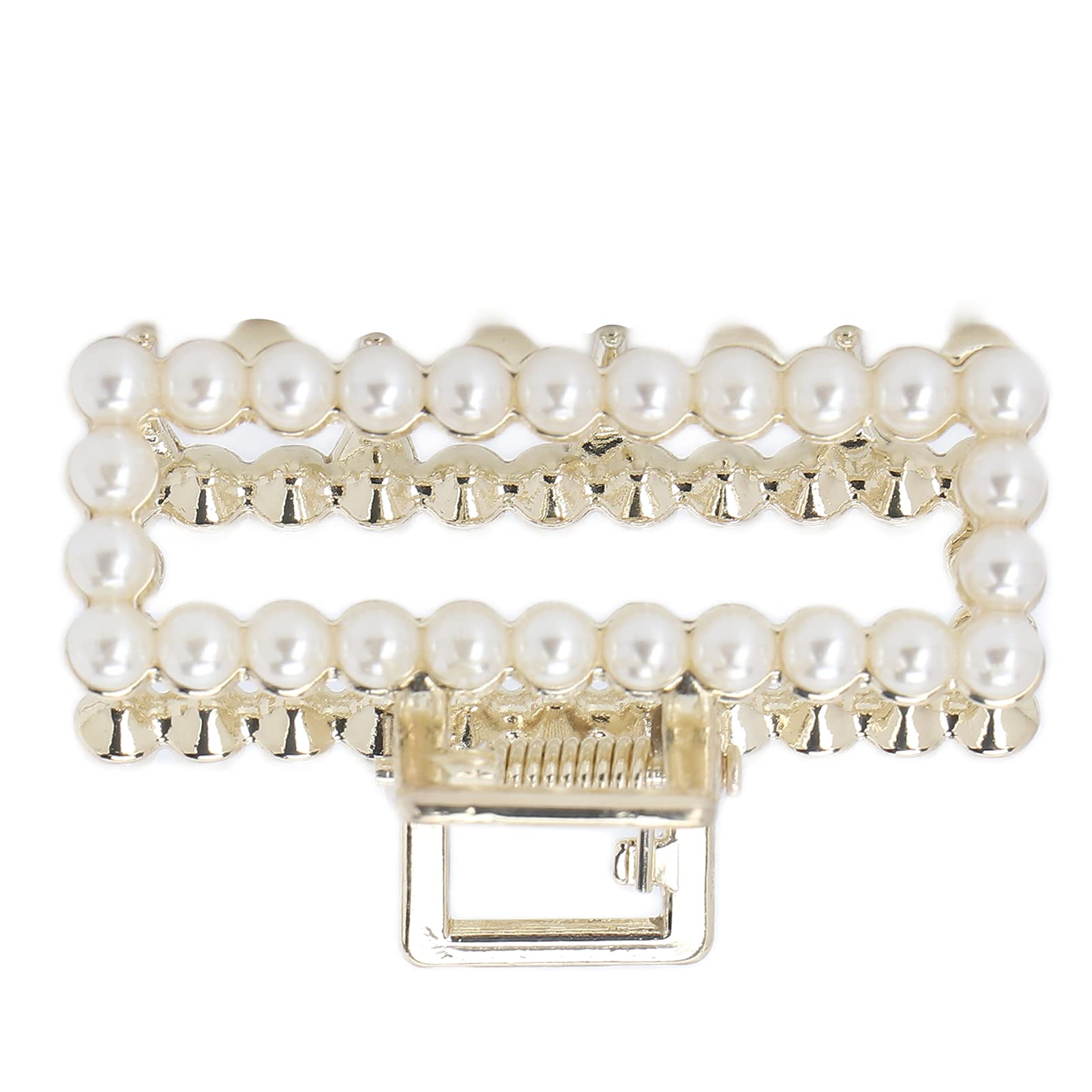 Fermaglio Per Capelli LALAFINA Con Strass E Perle – In Metallo, Dimensioni 5,8x4,8 Cm, Elegante Regalo Per Donne E Ragazze