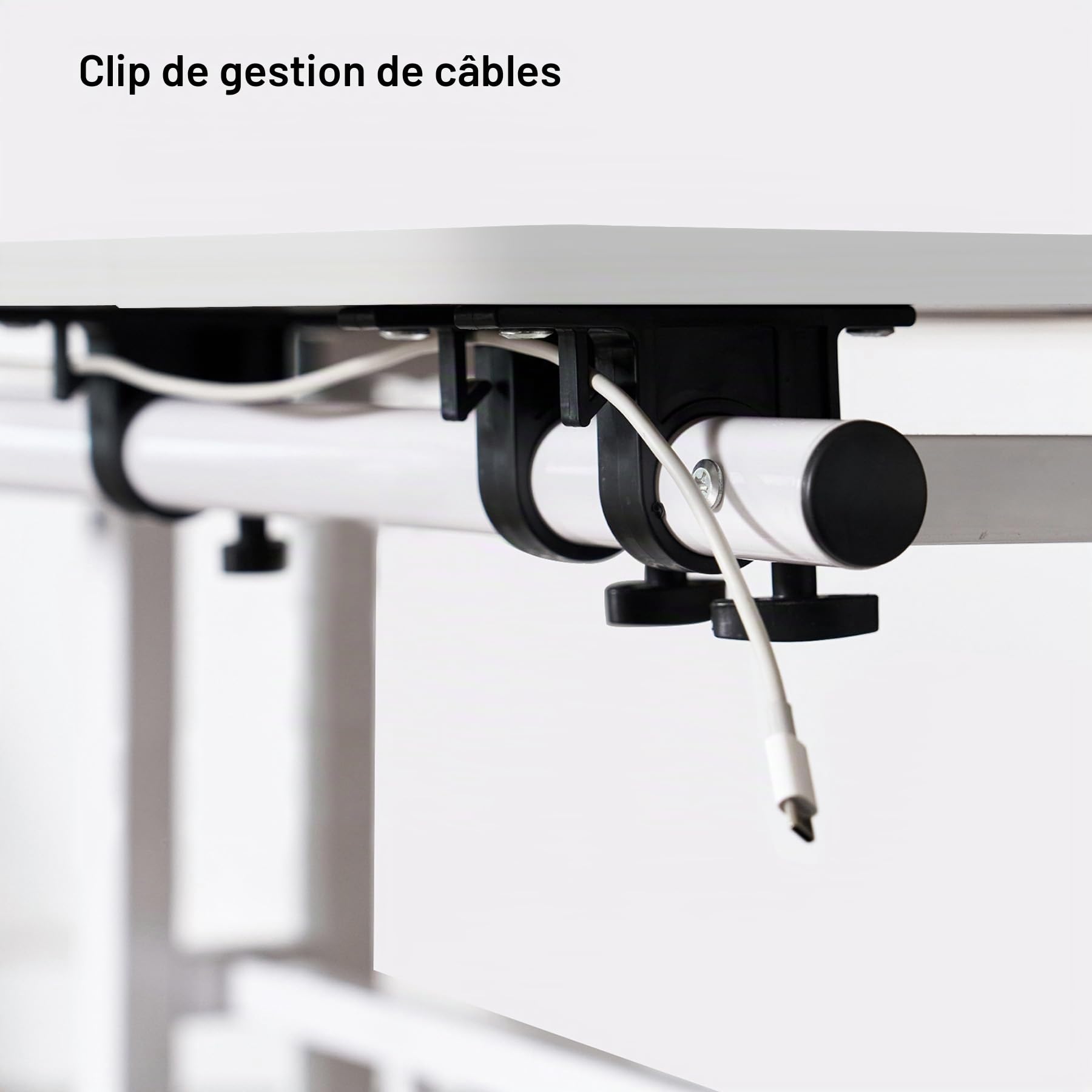sogesfurniture Table Roulante pour Ordinateur Portable Hauteur Réglable et Plateau Inclinable, 80x60cm Bureau Support Ordinateur Table d'appoint à roulettes pour Bureau Canapé Lit, Blanc