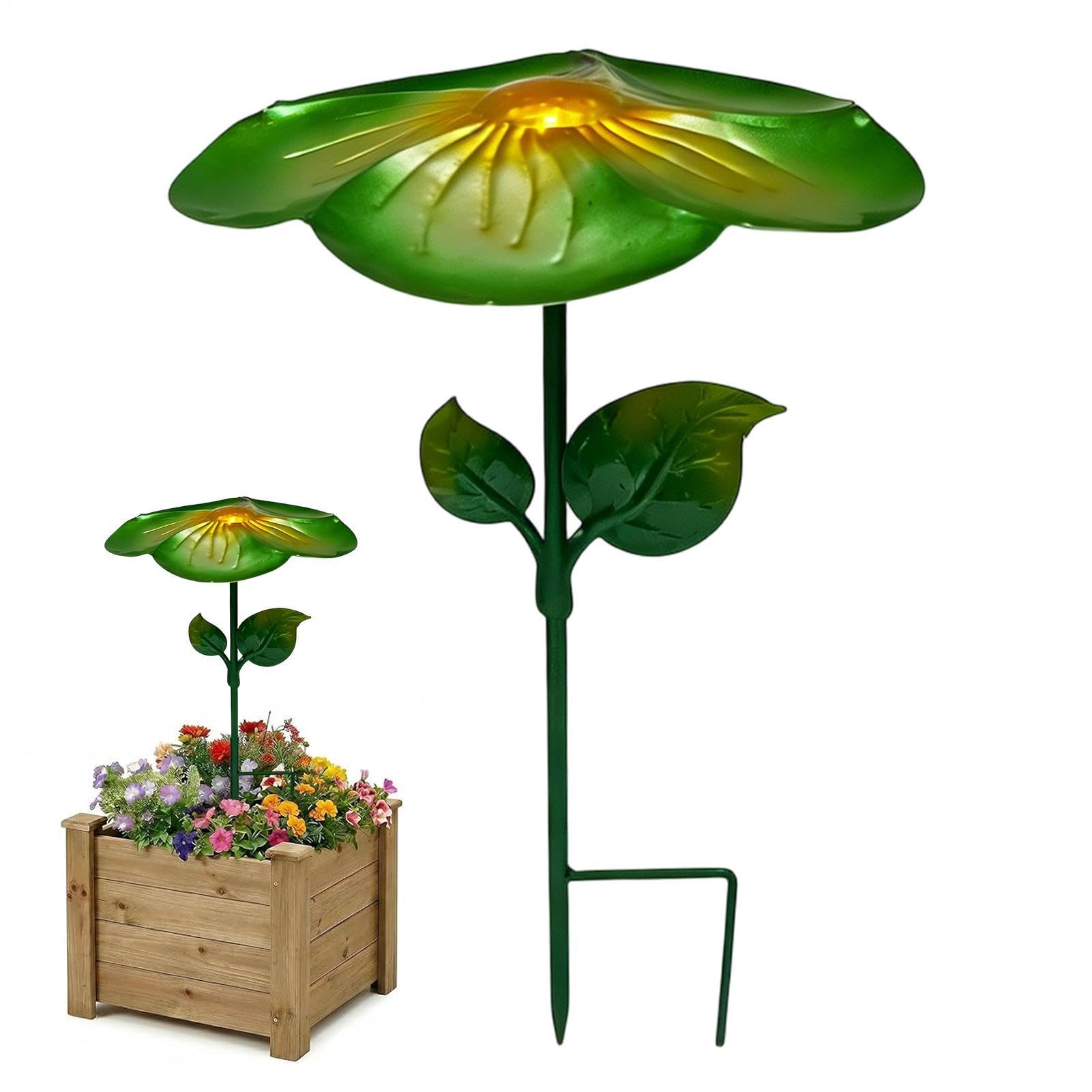 Sombrilla de jardín para plantas conector de flores de metal para suculentas 8