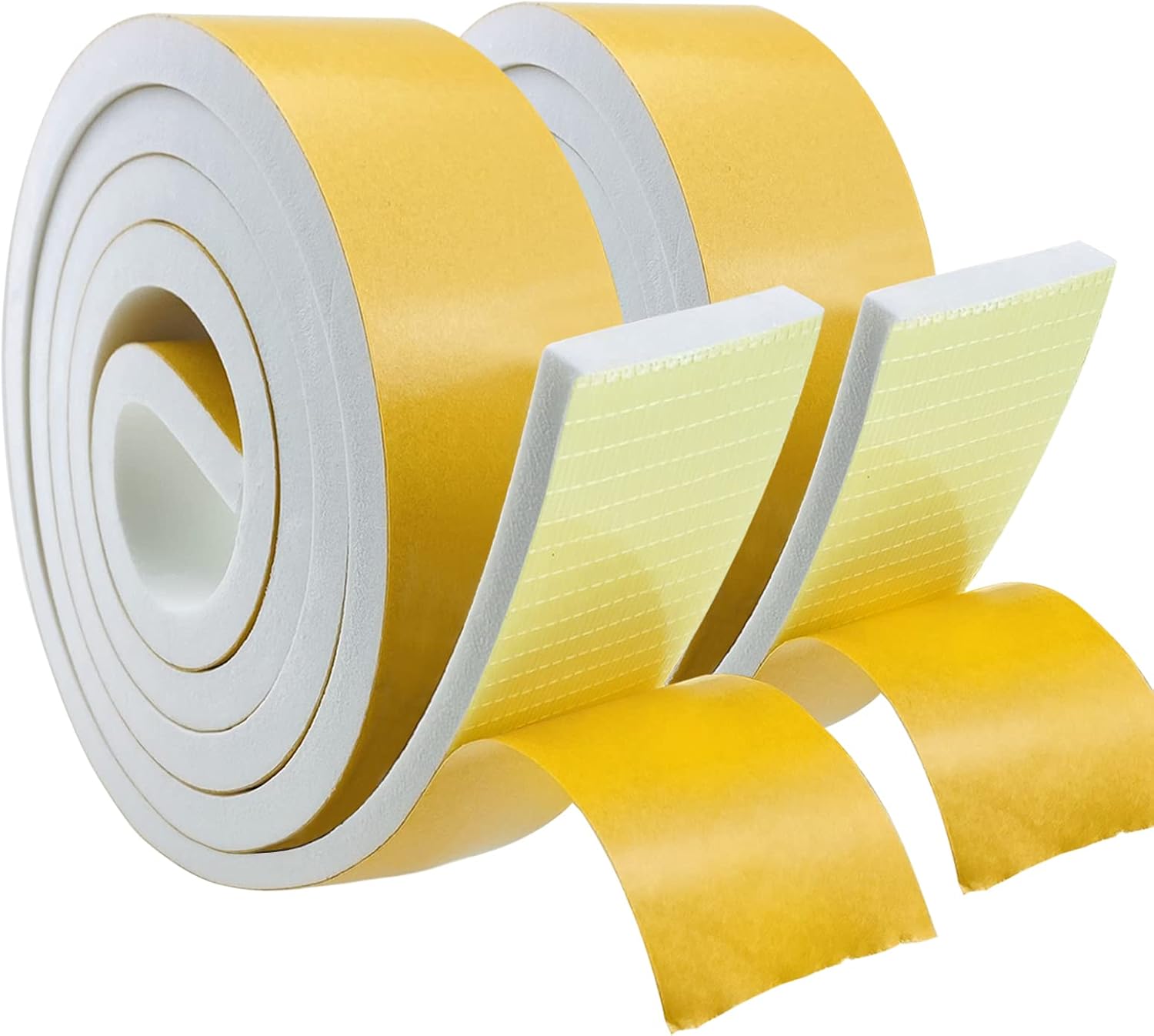 Foam Insulation Tape 2" W X 1/4" T, Weather Stripping for Doors