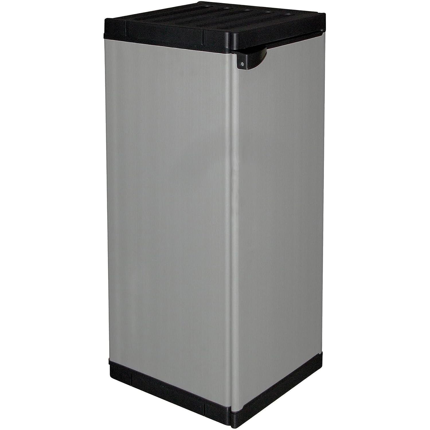 Avilia Armadio Modulare a 1 Anta | Mobiletto per Interni | Armadietto Basso | Armadio per Attrezzi | Armadietto per Esterni | Armadietto in Plastica | Armadio con 1 Scaffale ‎35x39.5x86cm, Grigio