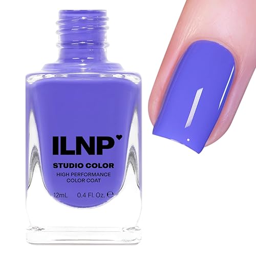 ILNP Hi-Score - Electrifying Blue-Violet Cream Nail Polish - Hi-Score