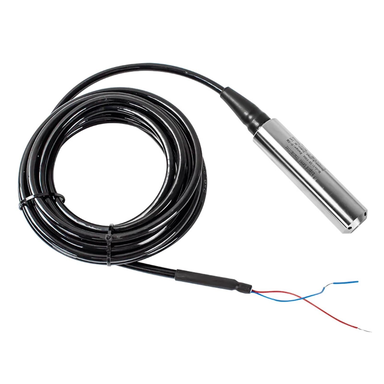 5m-15m zanurzalny przetwornik czujnika poziomu ciśnienia DC24V do kontroli poziomu cieczy w zbiorniku wody Solidna ochrona(2m range 5m cable,4-20mA)