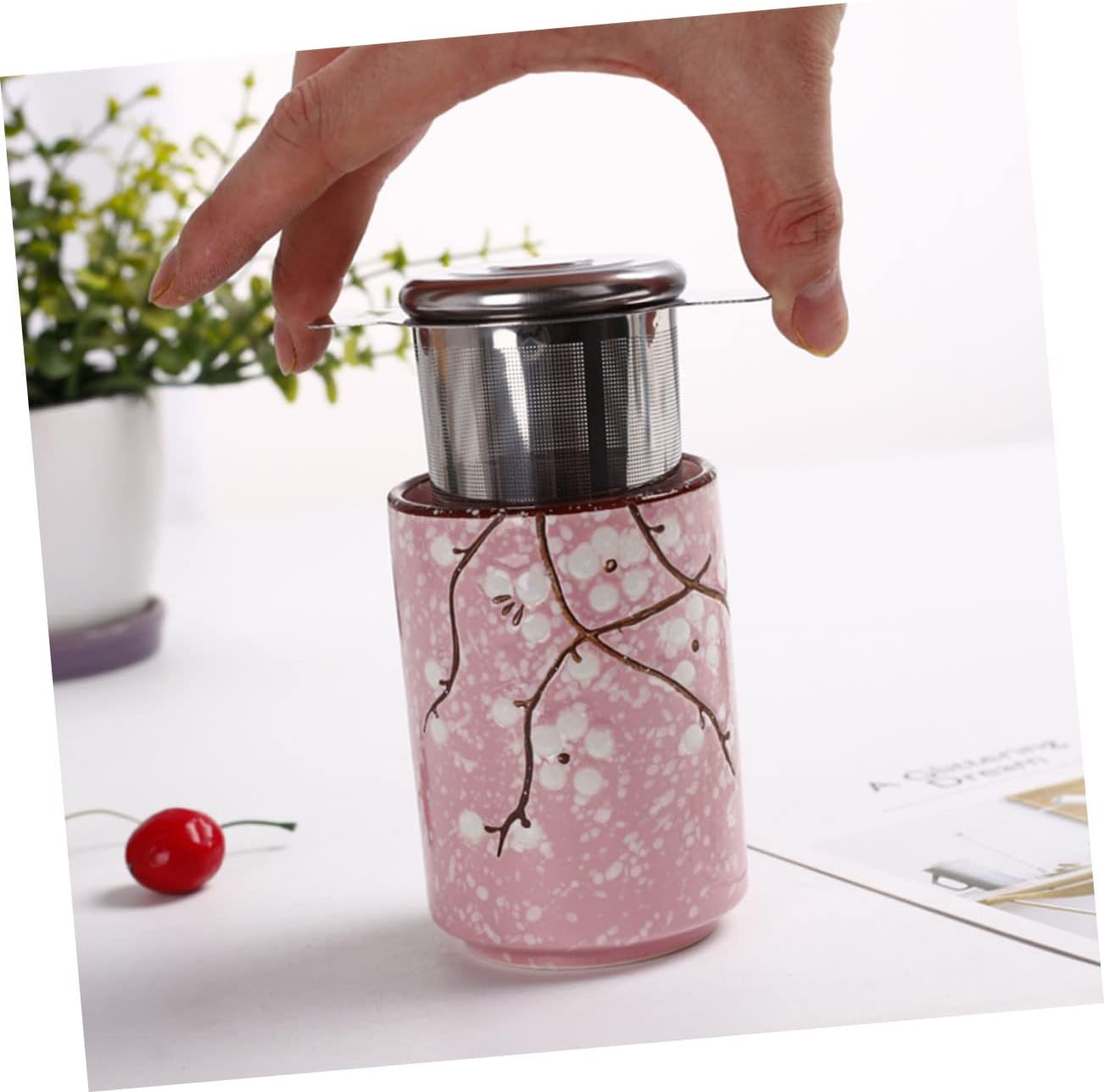 Tea Infuser, 1 Pcs Filter Perculators Tea Infusers Coffee Infuser Tea Steeper Tea Strainer Binaural