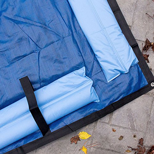 Robelle 421632R Premium-Mesh Xl Blue Mesh Winter Pool Cover For In-Ground Swimming Pools, 16 X 32-Ft. In-Ground Pool #TOP3