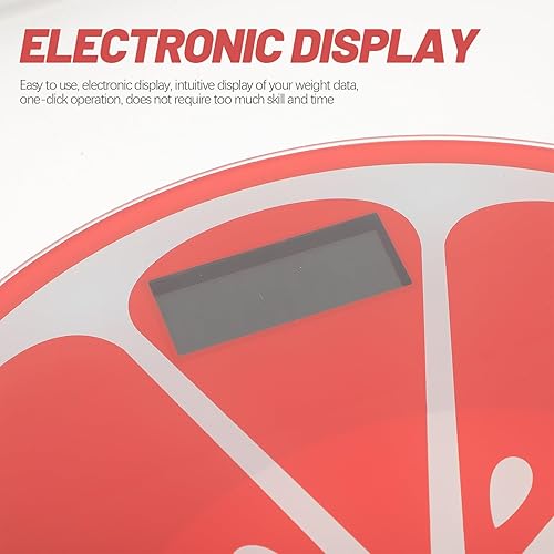 Miniatura 3 de Digital Weight Scale for Human with Tempered Surface Small Cartoon Design Accurate Quick Readings Auto Shut-Off Material for Fitness and Health Use