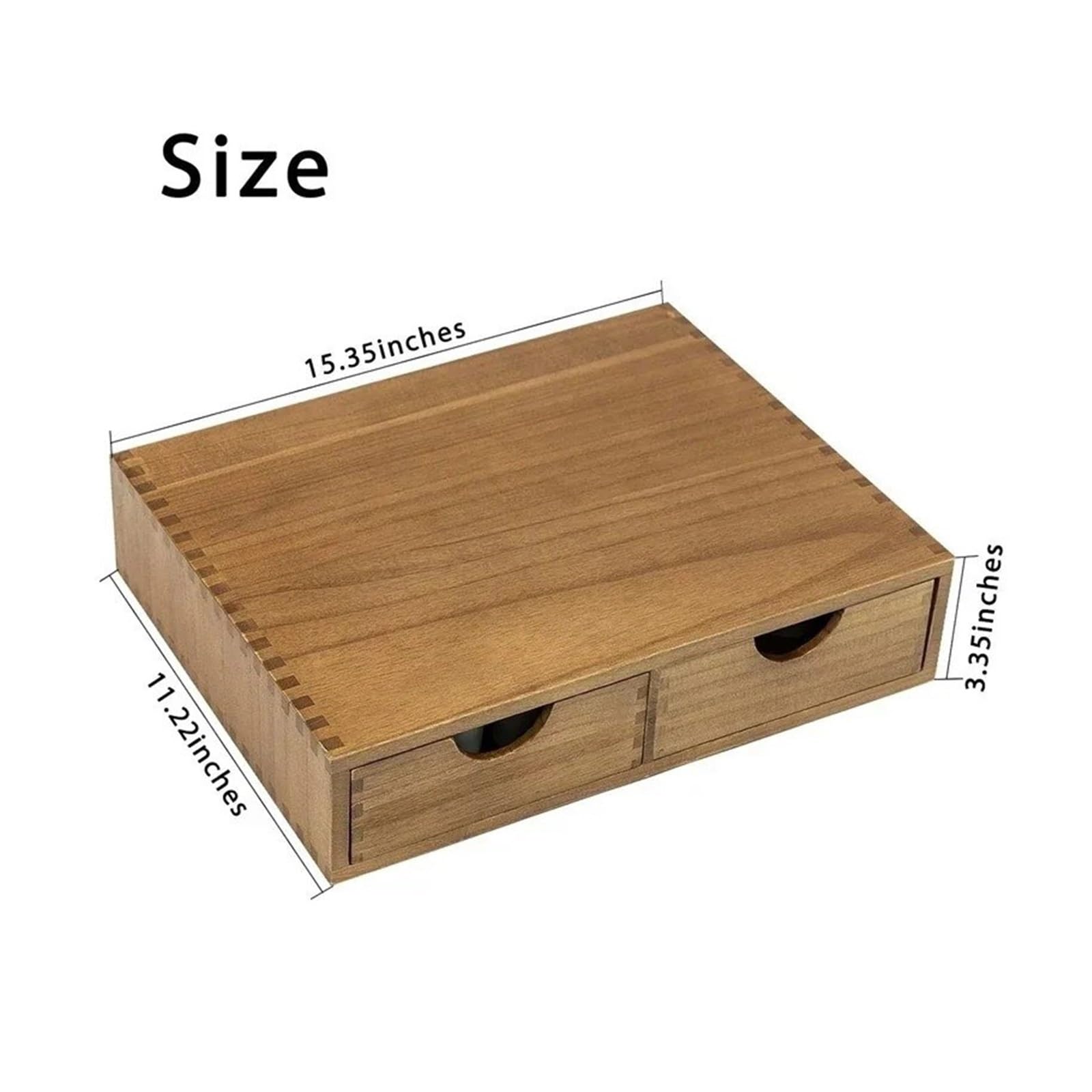 Stojak Na Torebki Na Kawę - Eleganckie Drewniane Pudełko Do Przechowywania Torebek Na Kawę Z 2 Szufladami, Kompatybilne Z IFANYUO(2pcs)
