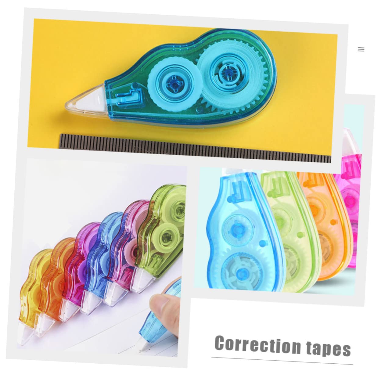 DOITOOL Lot De 12 Rubans Correcteurs Portables Pour Papeterie Scolaire
