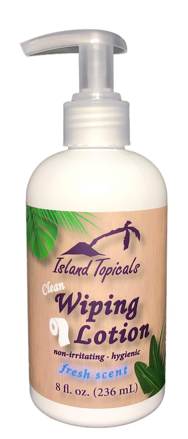 Wiping Lotion | Experience Clean With Less Toilet Paper | 8 Fl Oz Bottle (Fresh Scent)
