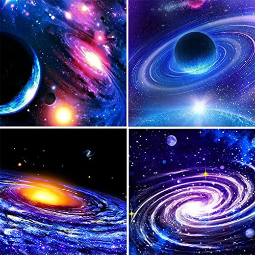 QINRUBB Diamond Painting Wolf 30x40cm - 5D Nordlichter Design | Runde Vollbohrer Diamanten | Komplett Set Für Anfänger