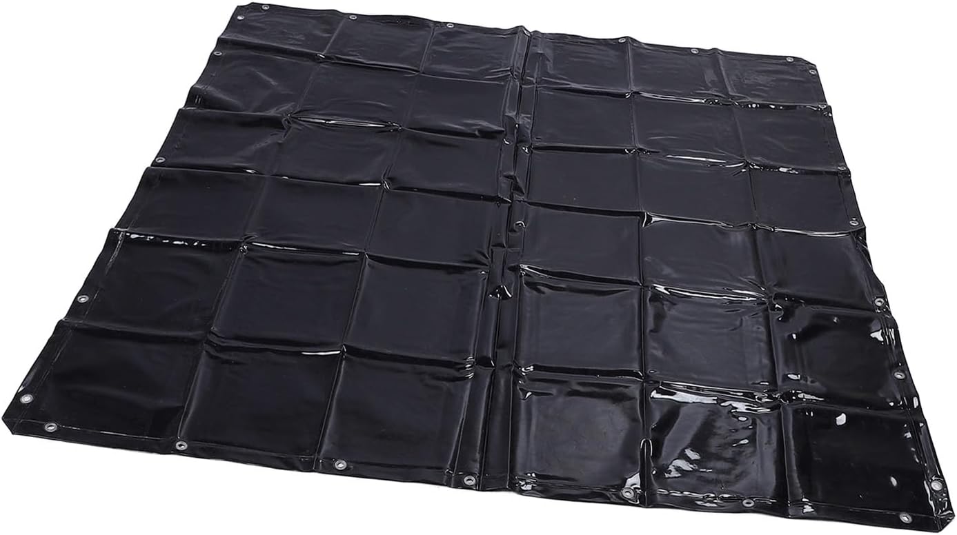 Safety Welding Curtain Safety Welding Curtain 5.7x5.7ft Screen for Industrial Use with Cable Ties - Dark Green