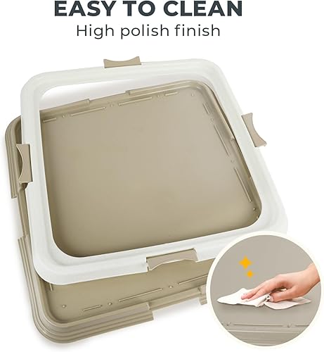 Miniatura 4 de Pawise Soporte para almohadillas para cachorros, soporte para almohadilla de perro, bandeja de almohadilla para orina para almohadillas de