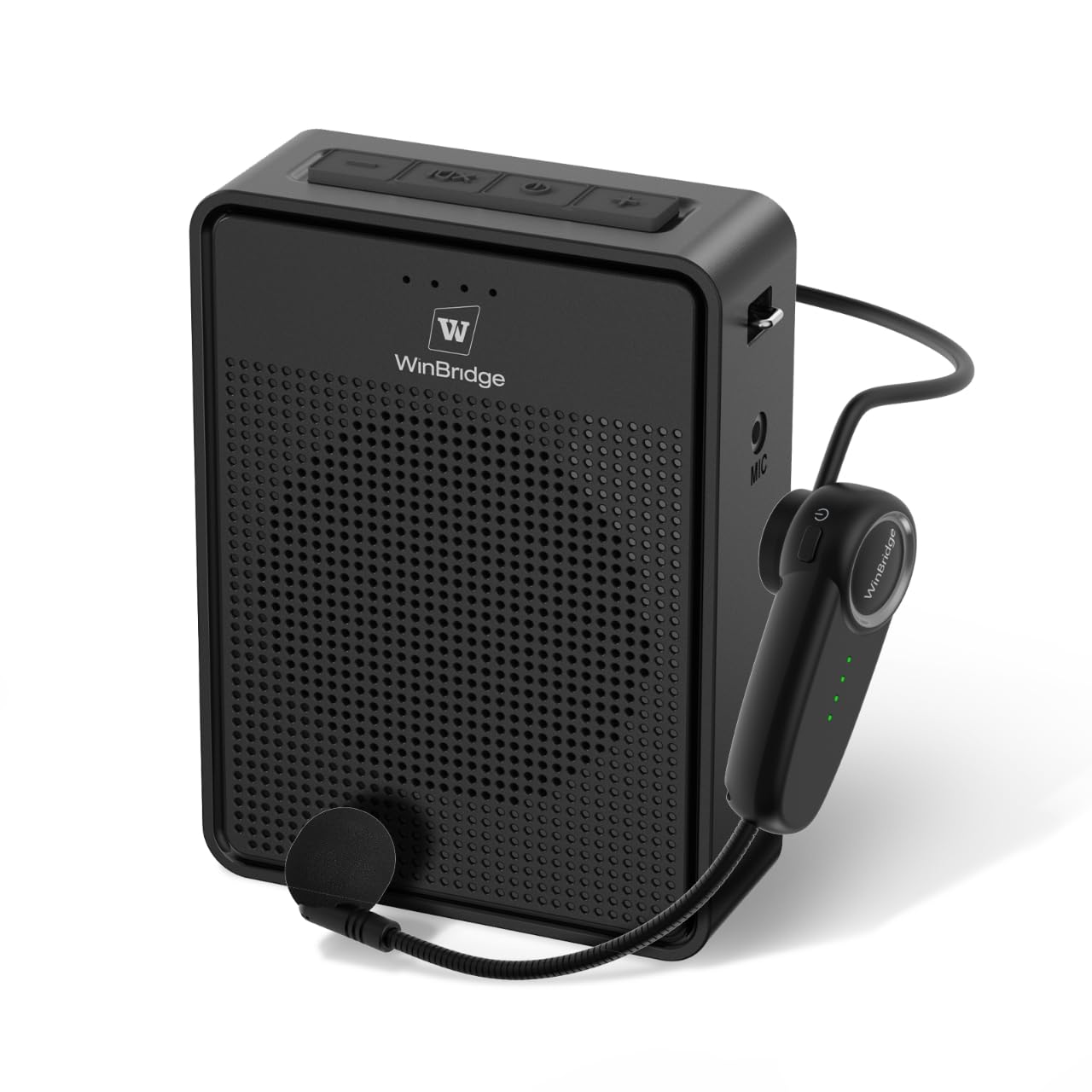 WINBRIDGE H5 ポータブル拡声器　拡声器　元箱付き Amazon.co.jp: W WINBRIDGE 拡声器 ポータブル拡声器 小型 ハンズ