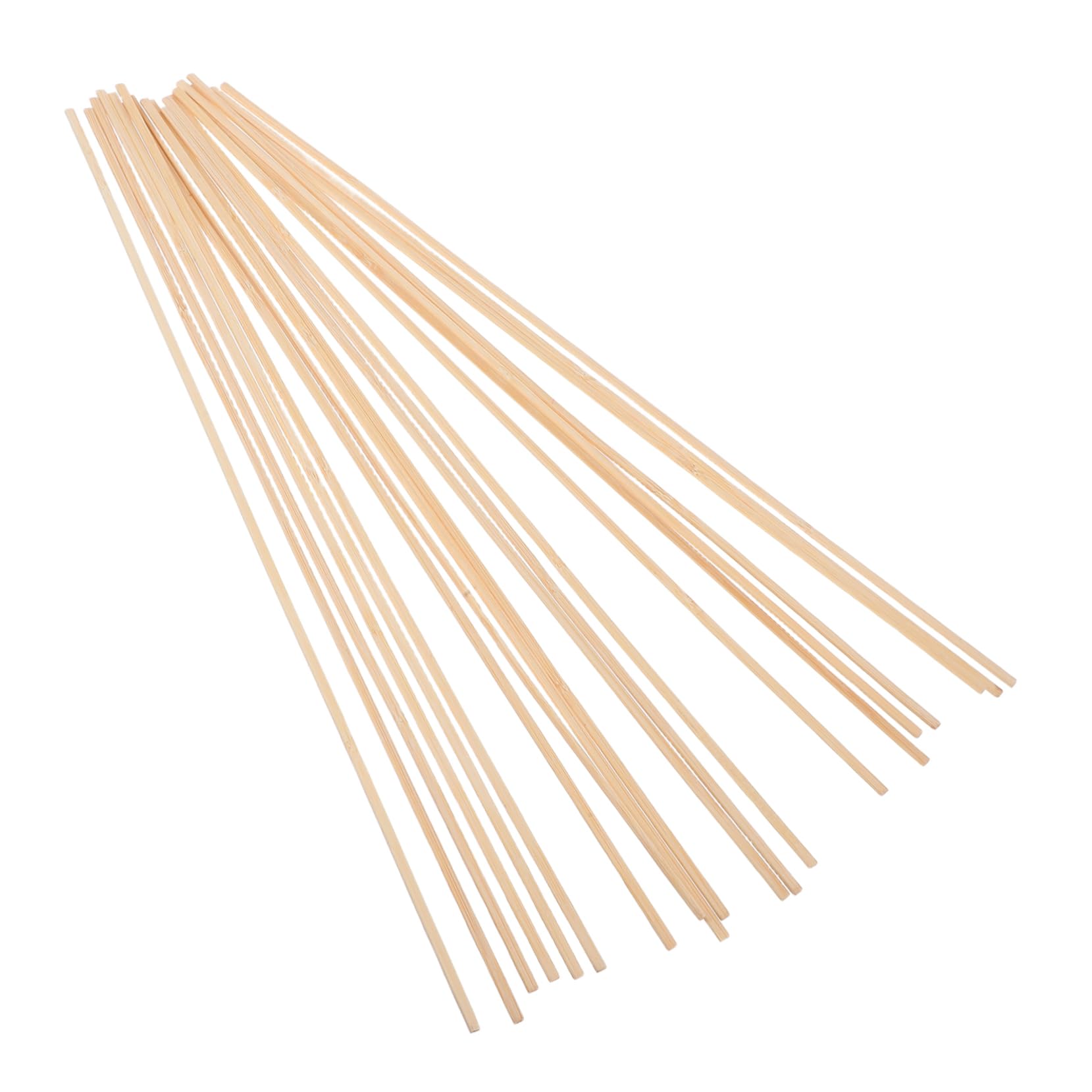 Kisangel Kite Support Bamboo Strips 20pcs Lightweight Dowels Boys and Girls Kite Dowels Bamboo Weaving Handicraft Sticks