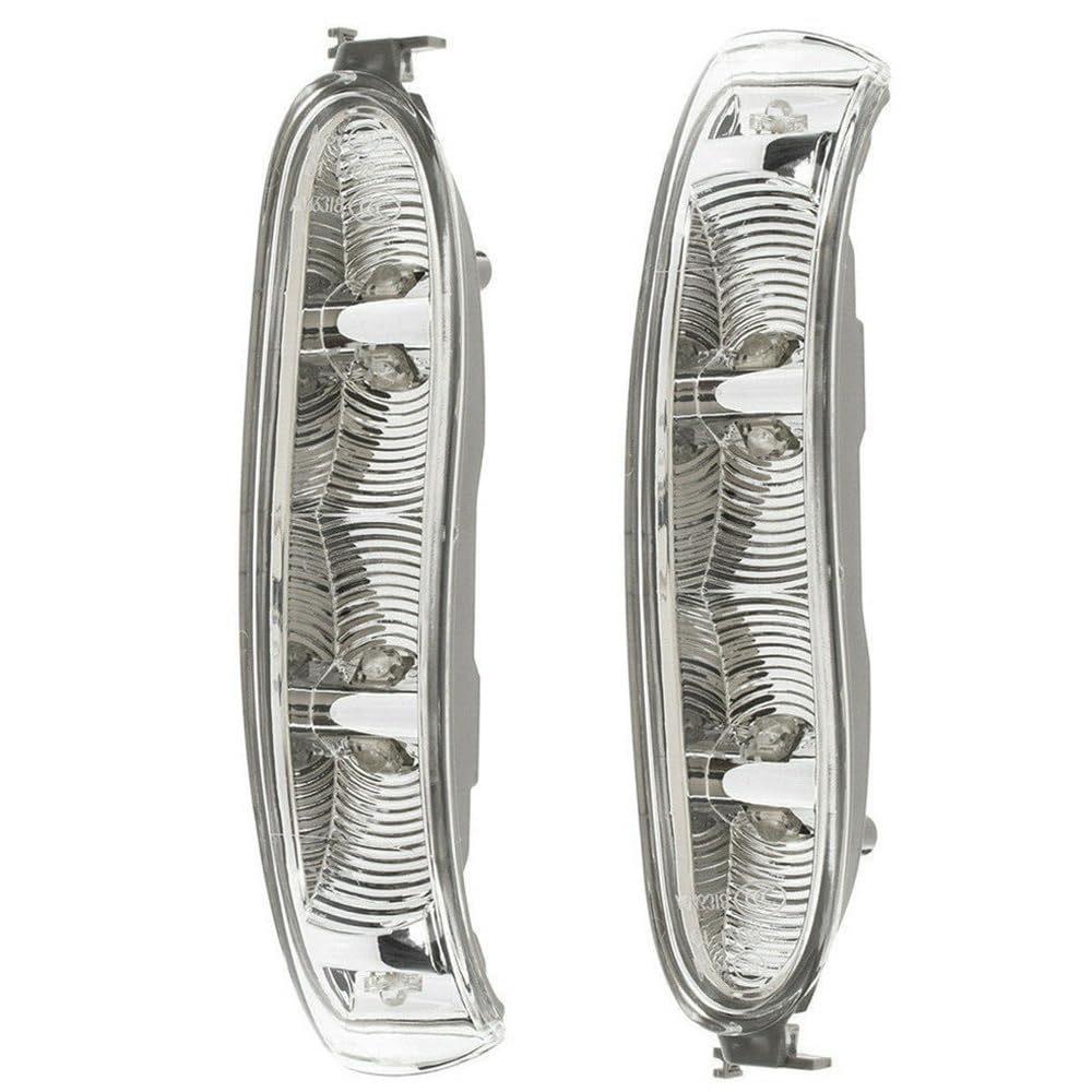 MYVPRO Indicatore Direzione A2308200721 ​​A2308200821 Lente Trasparente Indicatore per Specchietto Laterale per Mercedes W209 CLK per 2002-2009 Freccia Specchietto Laterale (Dimensione : Giusto)
