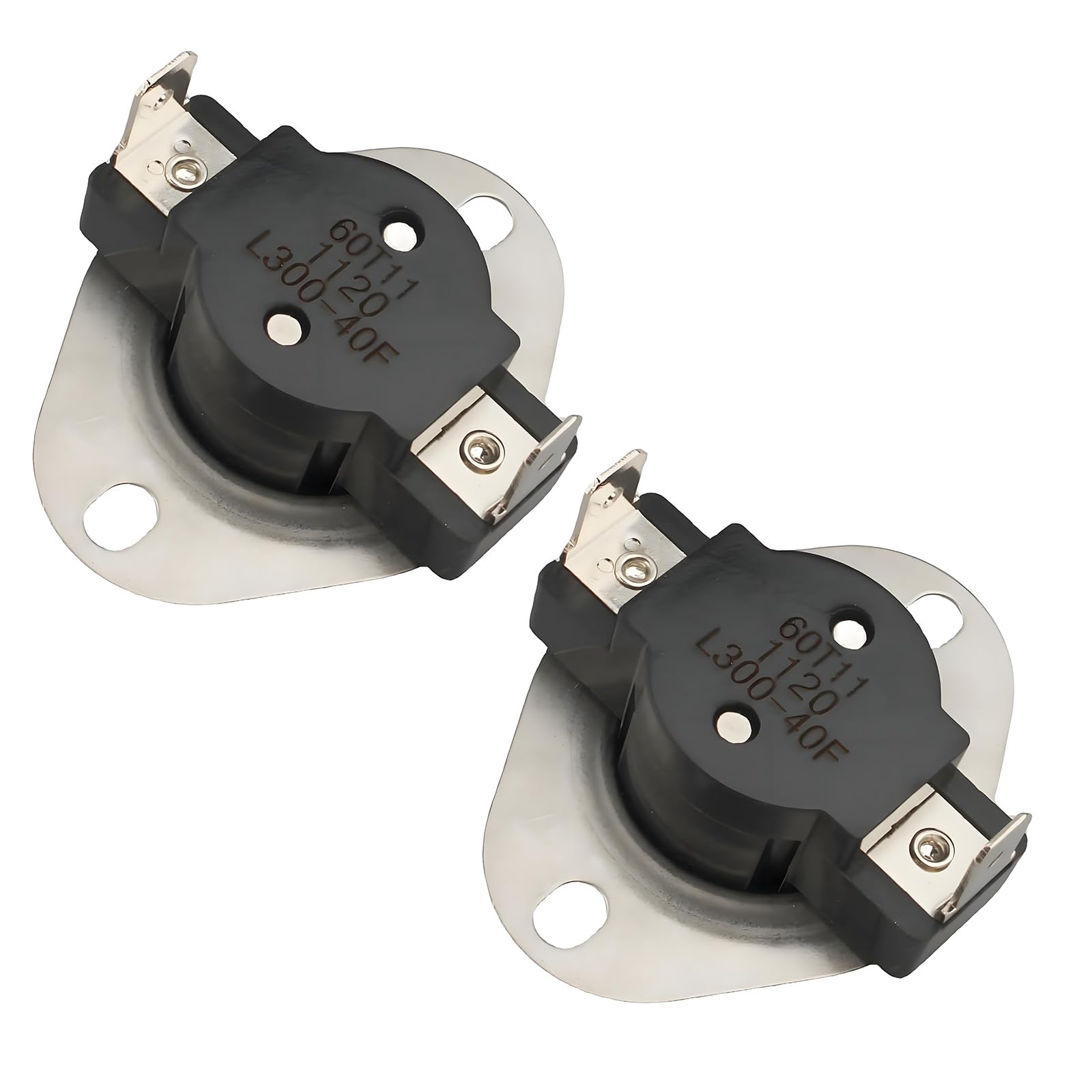 Elnwnnkc 40F High Efficiency Thermostat Control for WE4M80 312487 Dryer Limit Switcher Consistent Accessories Stainless Steel