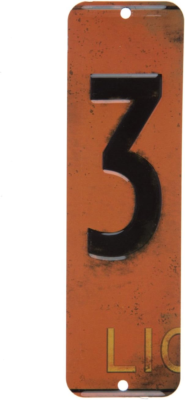 Placa de matrícula retro antigua, alfabeto indiviidual, letras de pared con monograma de pared, con buzones de correo montados en la pared, Mancave,