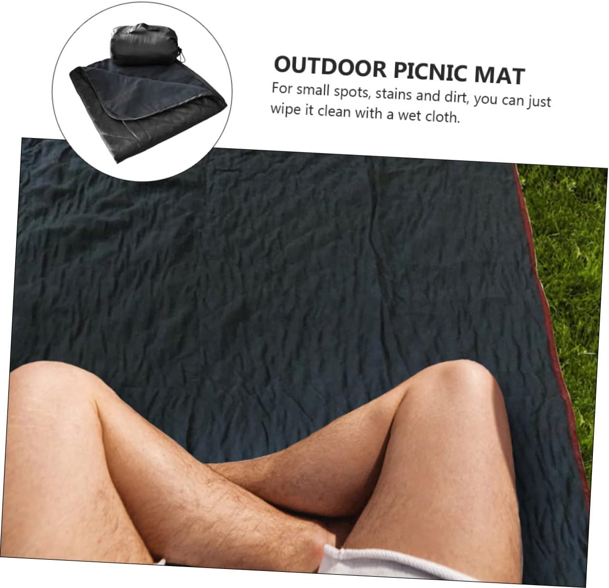 Outdoor Camping Blanket Warm Fleece Nap Blanket Mat for Picnic Hiking and Travel Compact Design for and Clean for Chilly Days