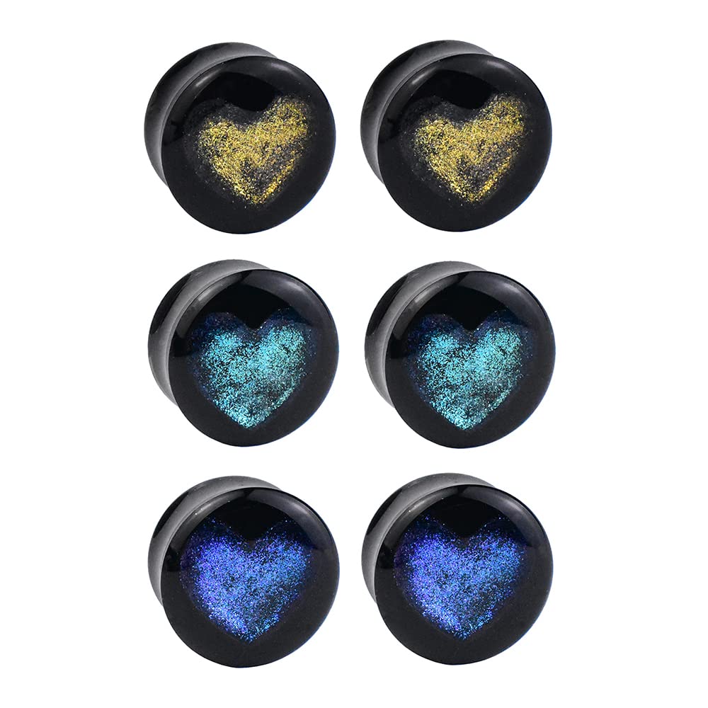 Kit 32 Pezzi Barelle Auricolari In Acciaio E Acrilico - Tunnel Da 10mm A 24mm Per Piercing E Gioielli - Foto 11