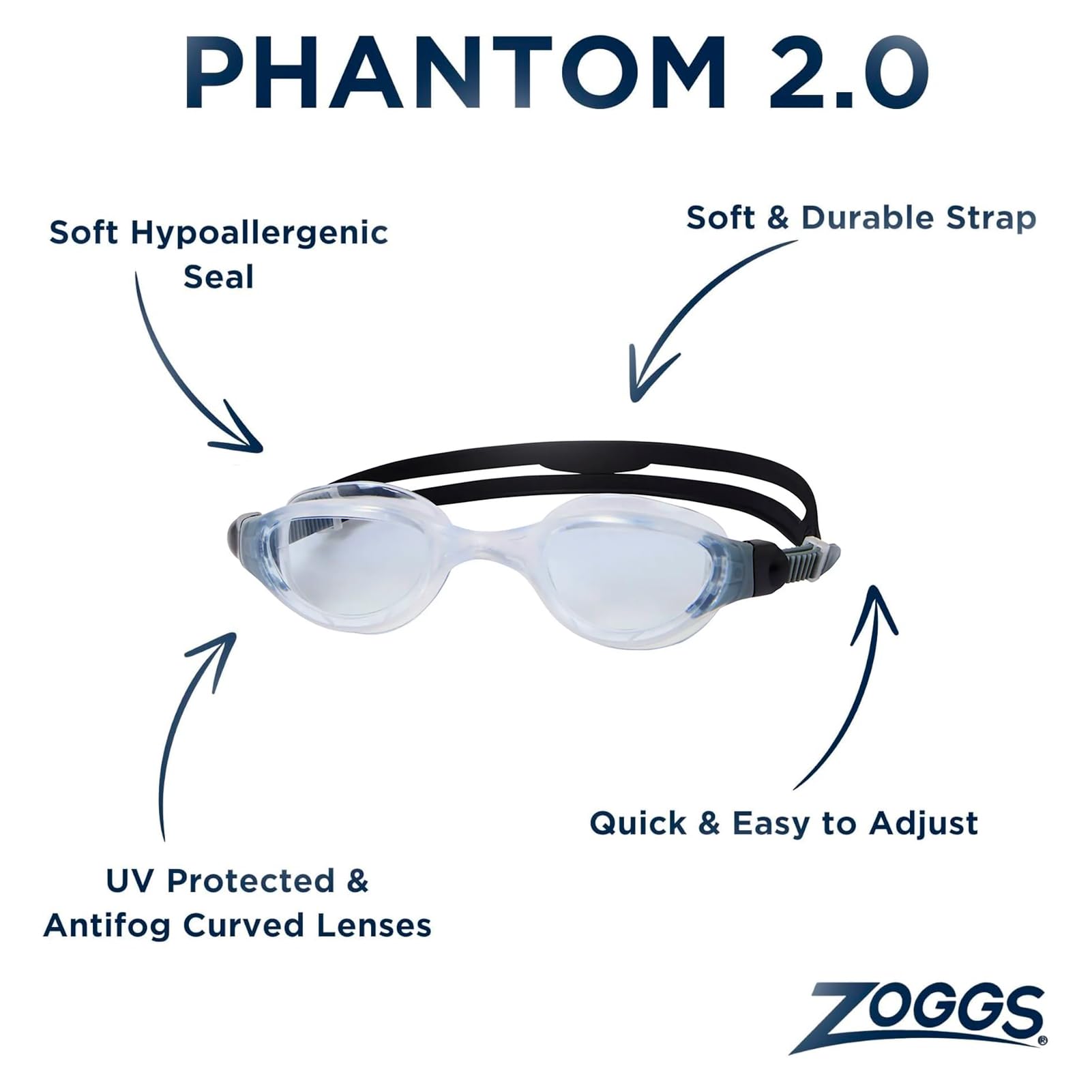 Zoggs Phantom 2.0 Uniseks Phantom 2.0 (1 w zestawie)