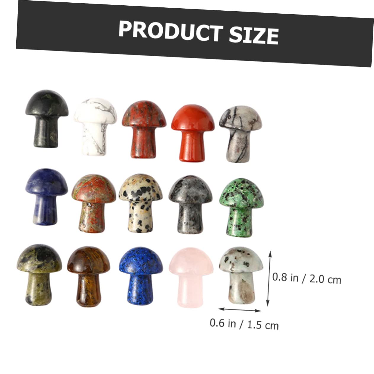 UPKOCH 3 Sätze Dekoration Teiliges Natürlichem Kristall Für Mikrolandschaften Und Aquarien Deko Für Pflanzen Und Für DIY Fans Zufällige Farbe 15 Stück * 3