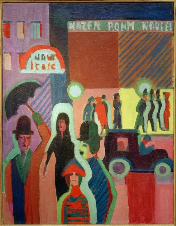 Tableau Ernst Ludwig Kirchner 60x90cm pour habiller un grand mur vide avec élégance