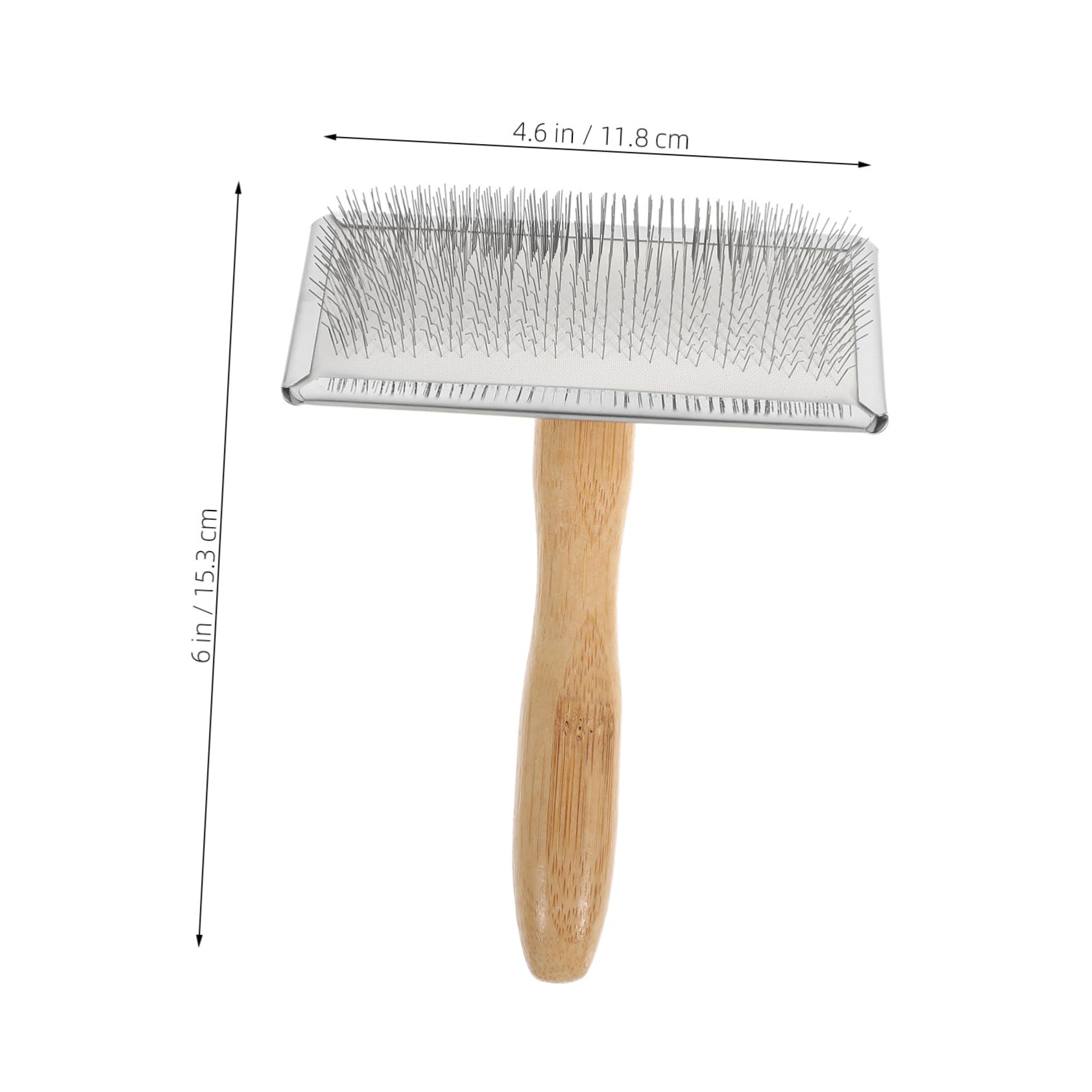Beatifufu Wool Carder Brush Needle Felting Tool Hand Knitting Aid Pet Grooming Durable Wood Iron Felting Machine