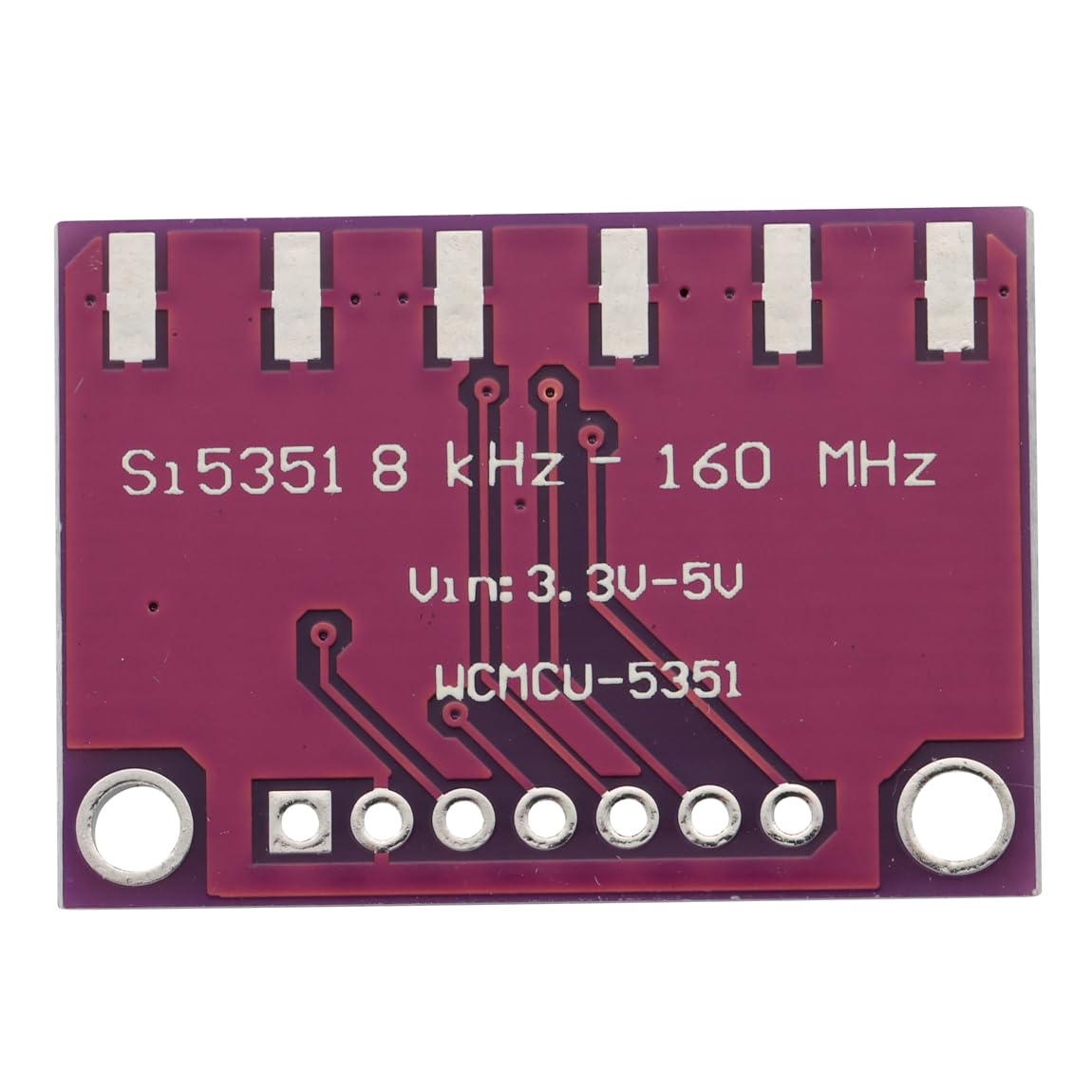 CJMCU-5351 Si5351A Scheda Breakout per Generatore di Clock 3-5 V DC da 8 kHz a 160 MHz Generatore di Segnale con VCXO ad Alta Linearità per Arduino (Confezione da 2)