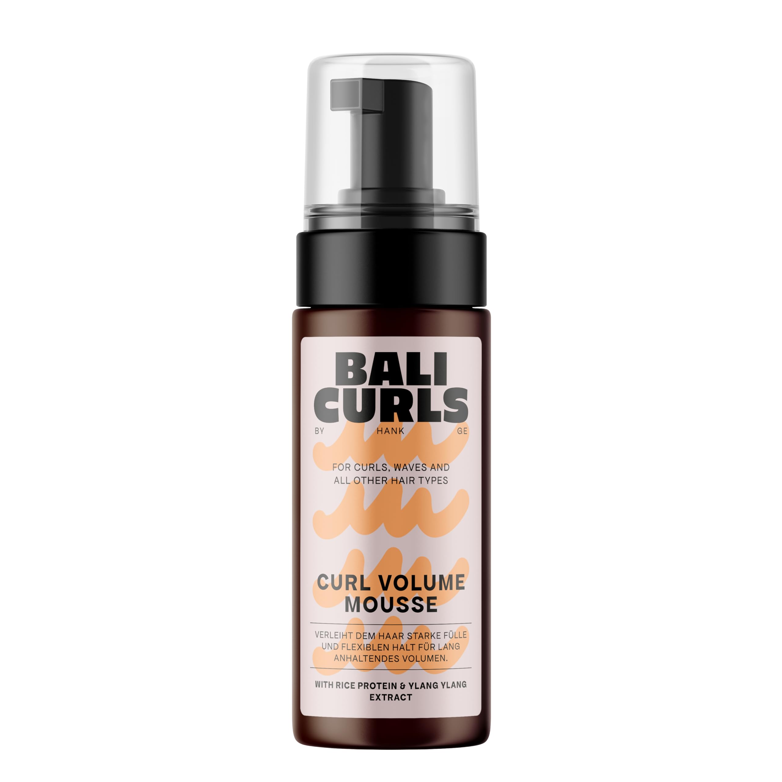 BALI CURLS Curl Volume Foam - Mousse modellante leggera per ricci - Schiuma ariosa per ricci per capelli voluminosi - Mousse per capelli per una tenuta extra e risultati di styling morbidi - 150 ml