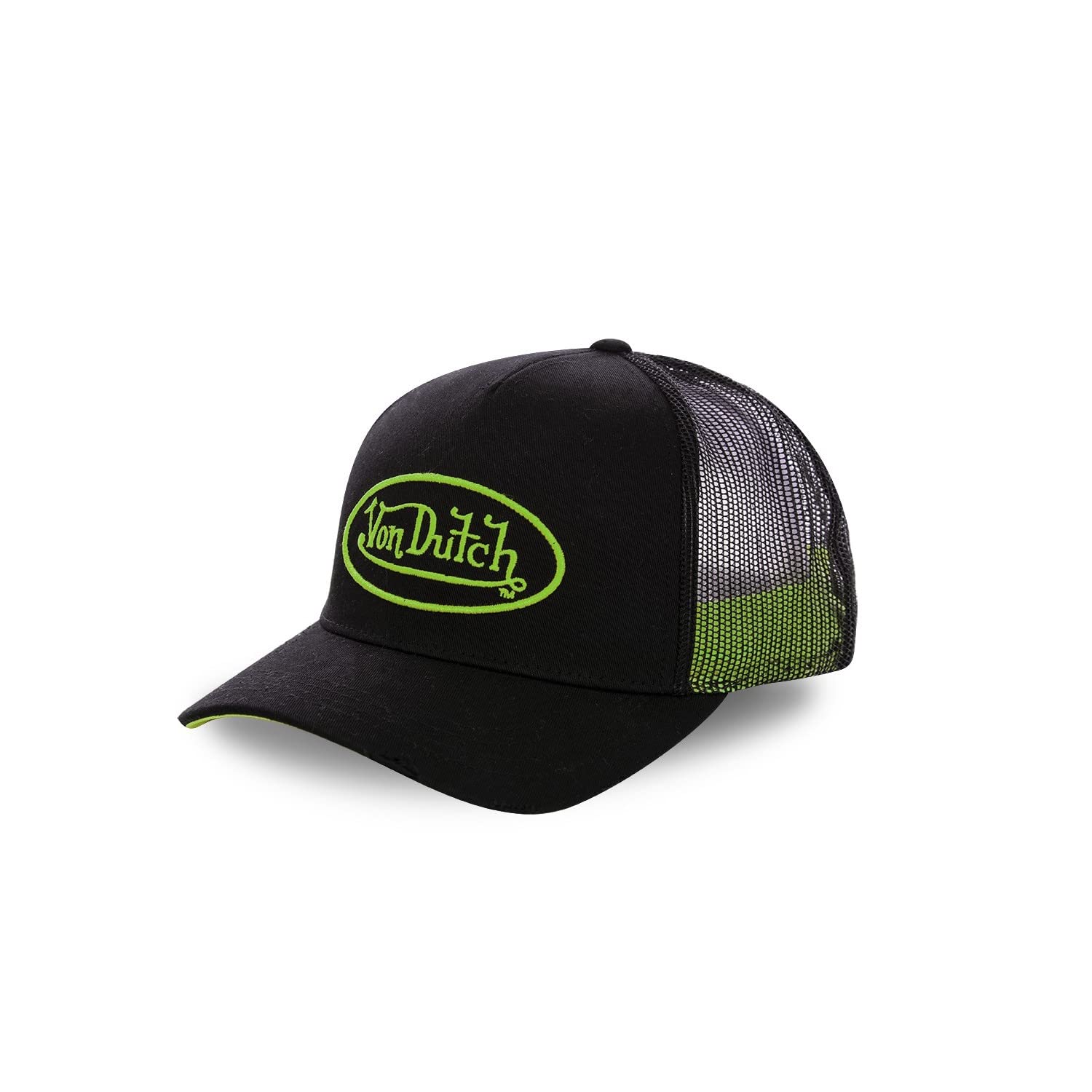 Von Dutch Trucker Cap Neon Green, Black, One Size