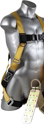 Miniatura 2 de Guardian Fall Protection Cubeta de amarre seguro con sostenes templados con ensamblaje vertical de salvamento y HUV de 50 pies 00815 BOS-T50