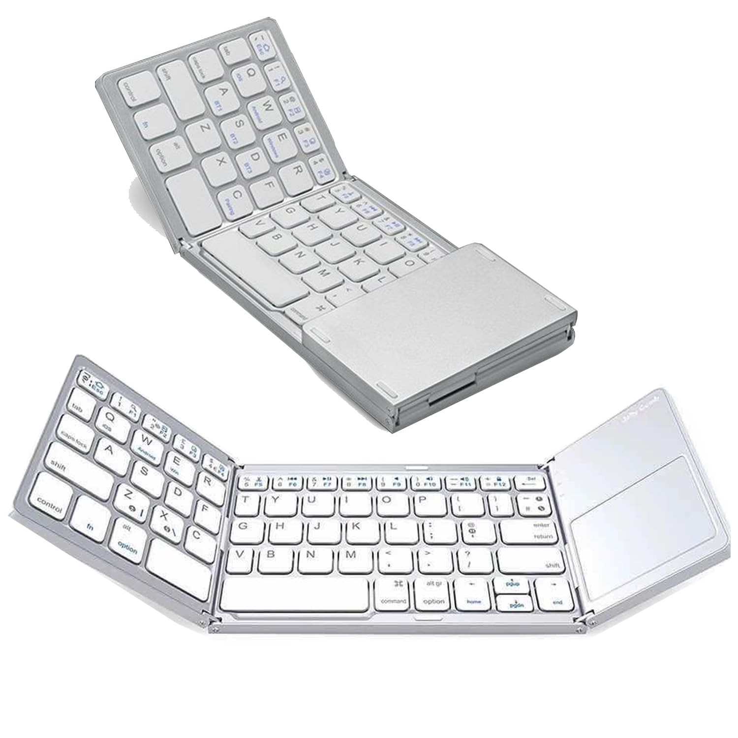 Amazon.co.jp: キーボード Bluetooth 折り畳み式 タッチパッド付き 