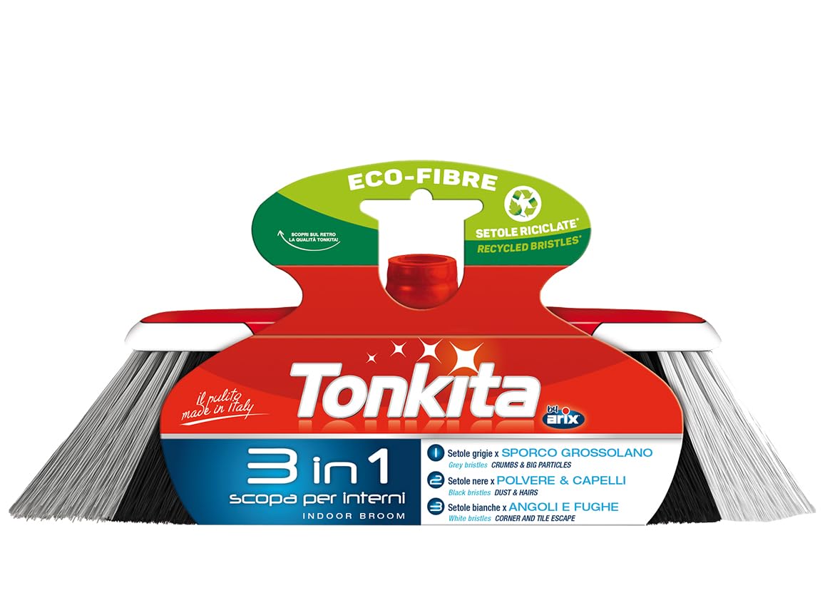 Tonkita Escoba 3 en 1 para interiores